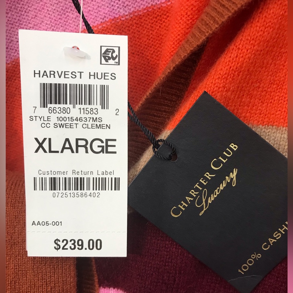 NWT Charter Club Cashmere Sweater Dress SZ XL - Picture 5 of 6